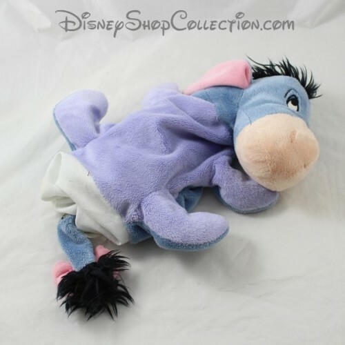 Peluche marionnette âne